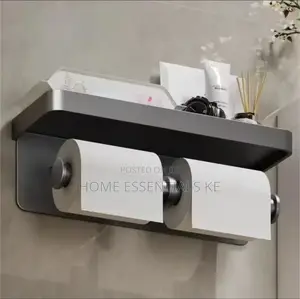 *Double Roll Wall-Mounted Paper Holder