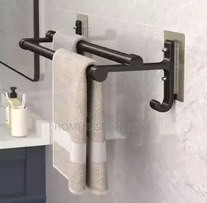 Punch-Free Wall Towel Rack