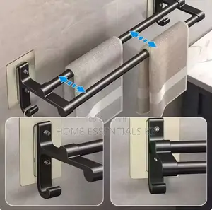 Punch-Free Wall Towel Rack