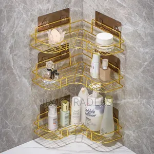 Gold Triangular Corner Shelf