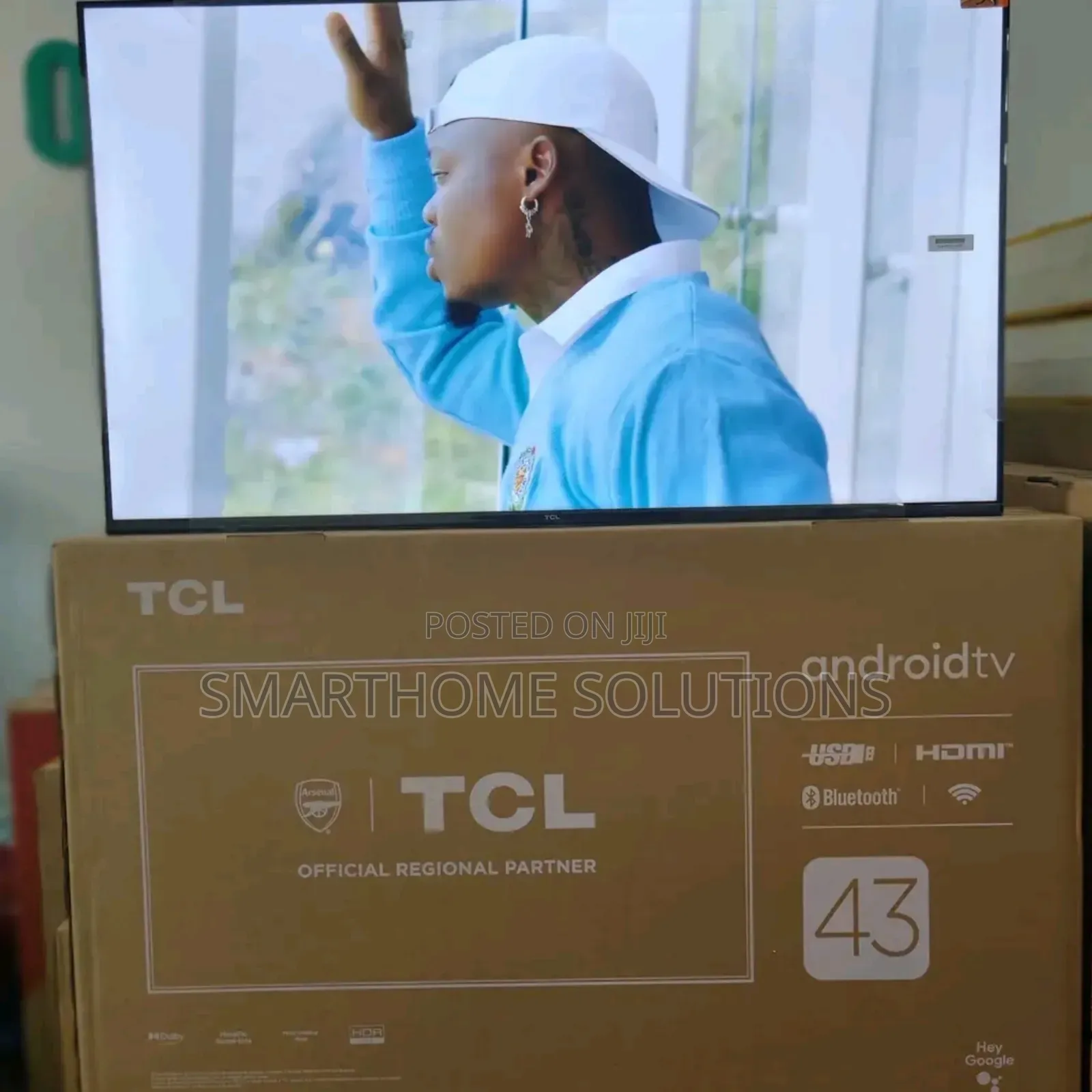 Tcl 43inch Smart Android, Youtube, Netflix, Frameless Led Tv