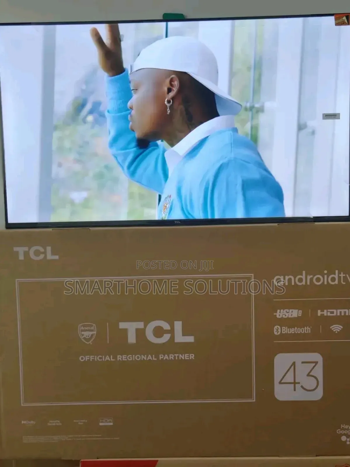 Tcl 43inch Smart Android, Youtube, Netflix, Frameless Led Tv