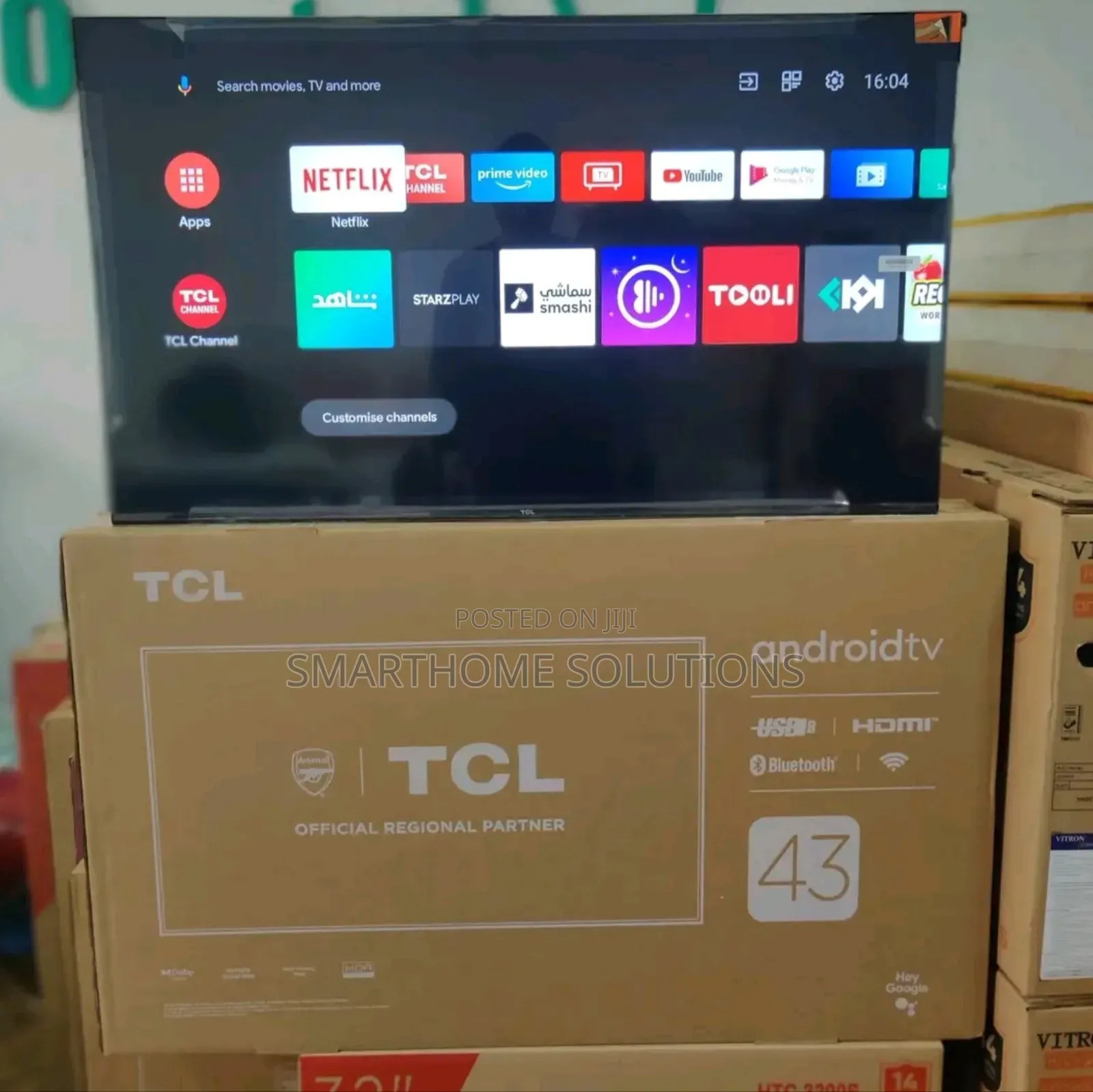 Tv Tcl 43 Inches Frameless Smart Android Led Tv,Youtube Tv