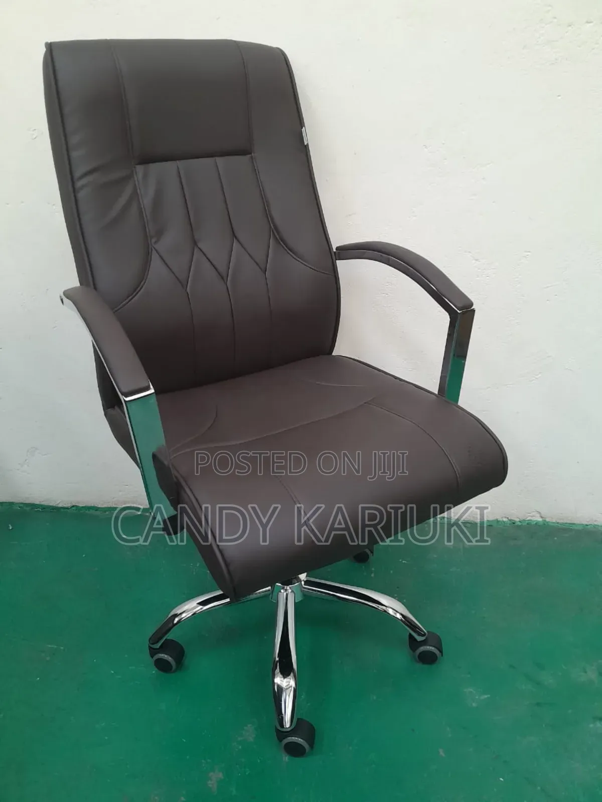 Executive High Back Leather Office Chair