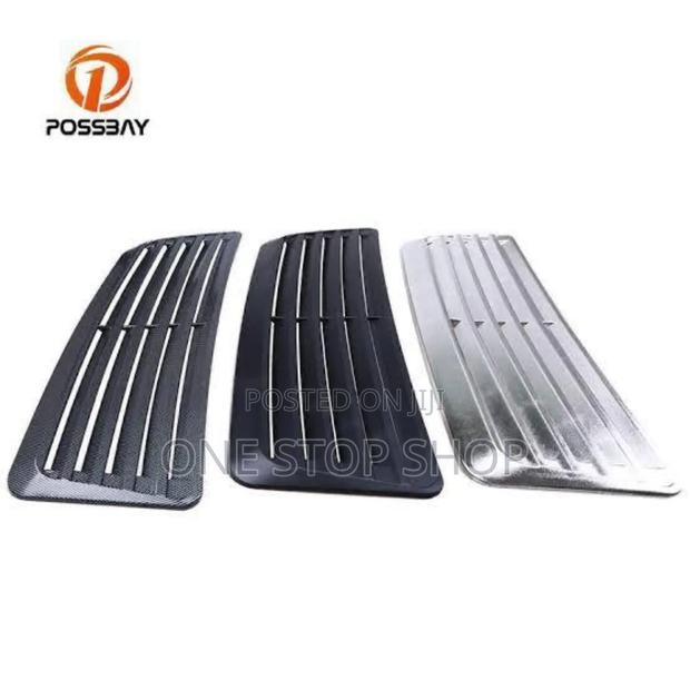 Universal Bonnet Hood Scoop in White or Black