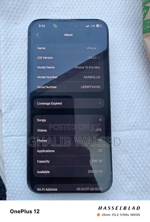 Apple iPhone 15 Pro Max 256 GB Gray