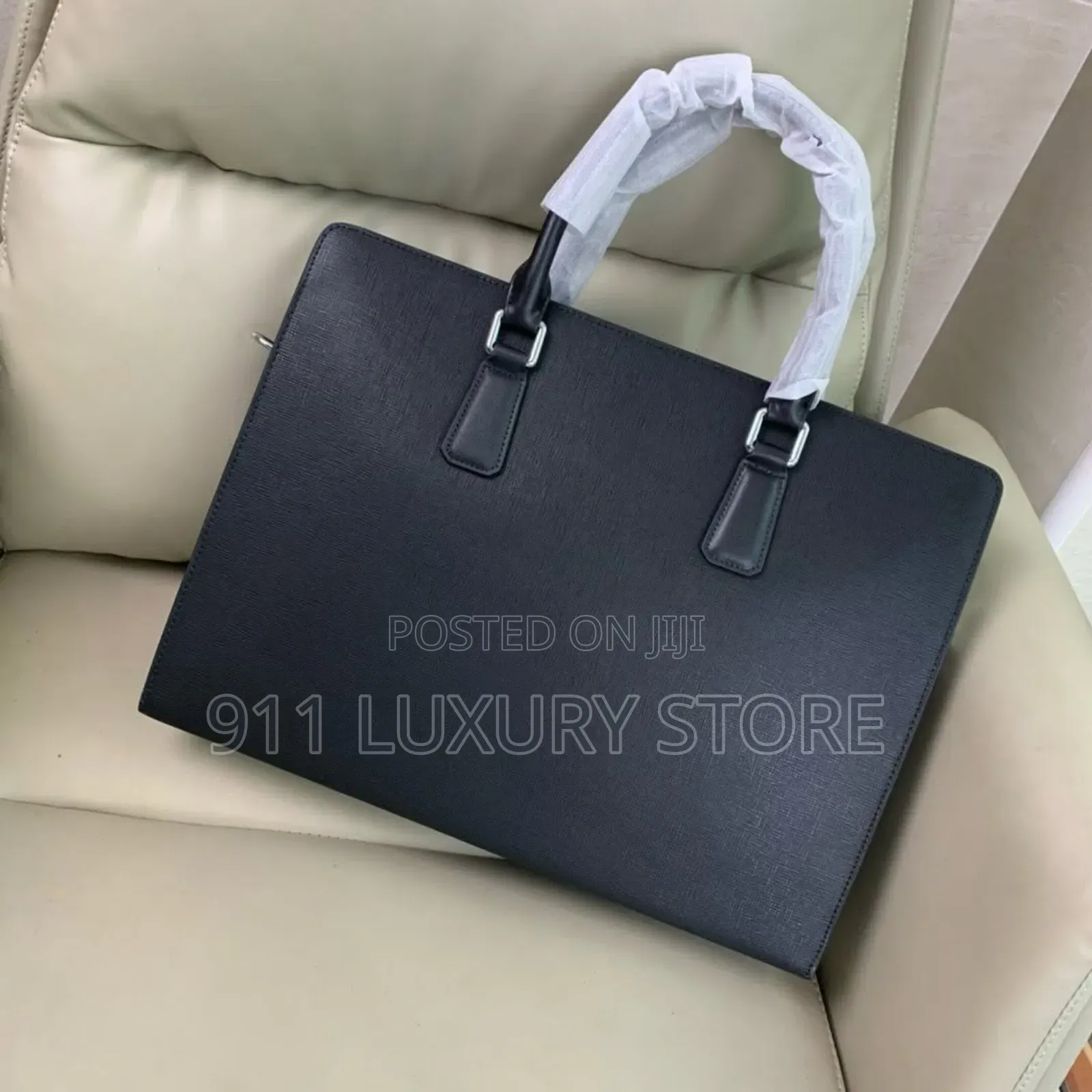 Prada Saffiano Leather Briefcase