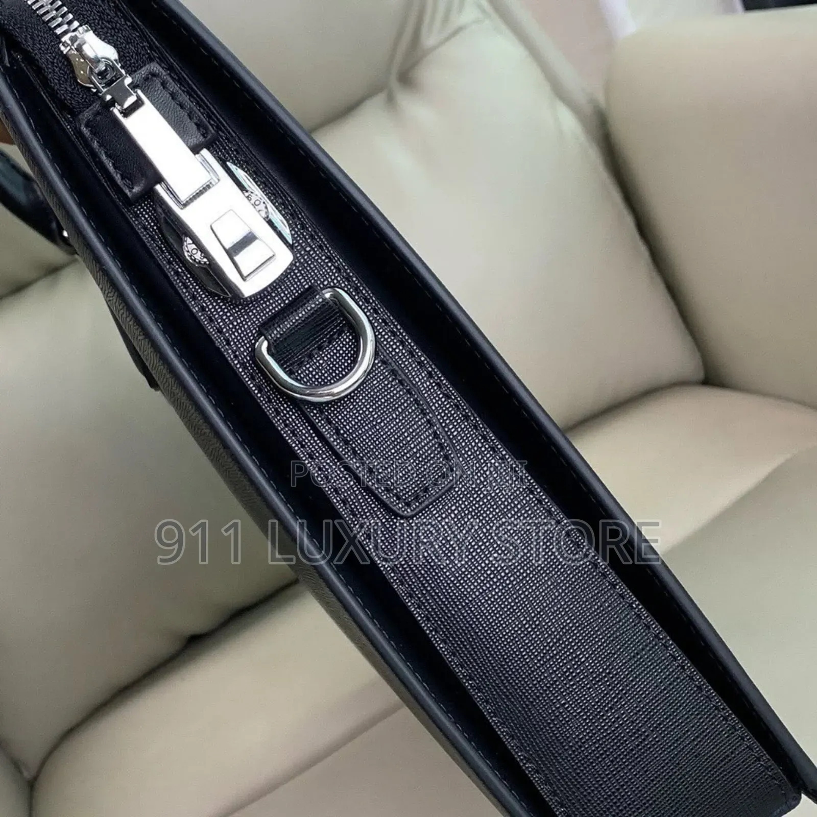 Prada Saffiano Leather Briefcase