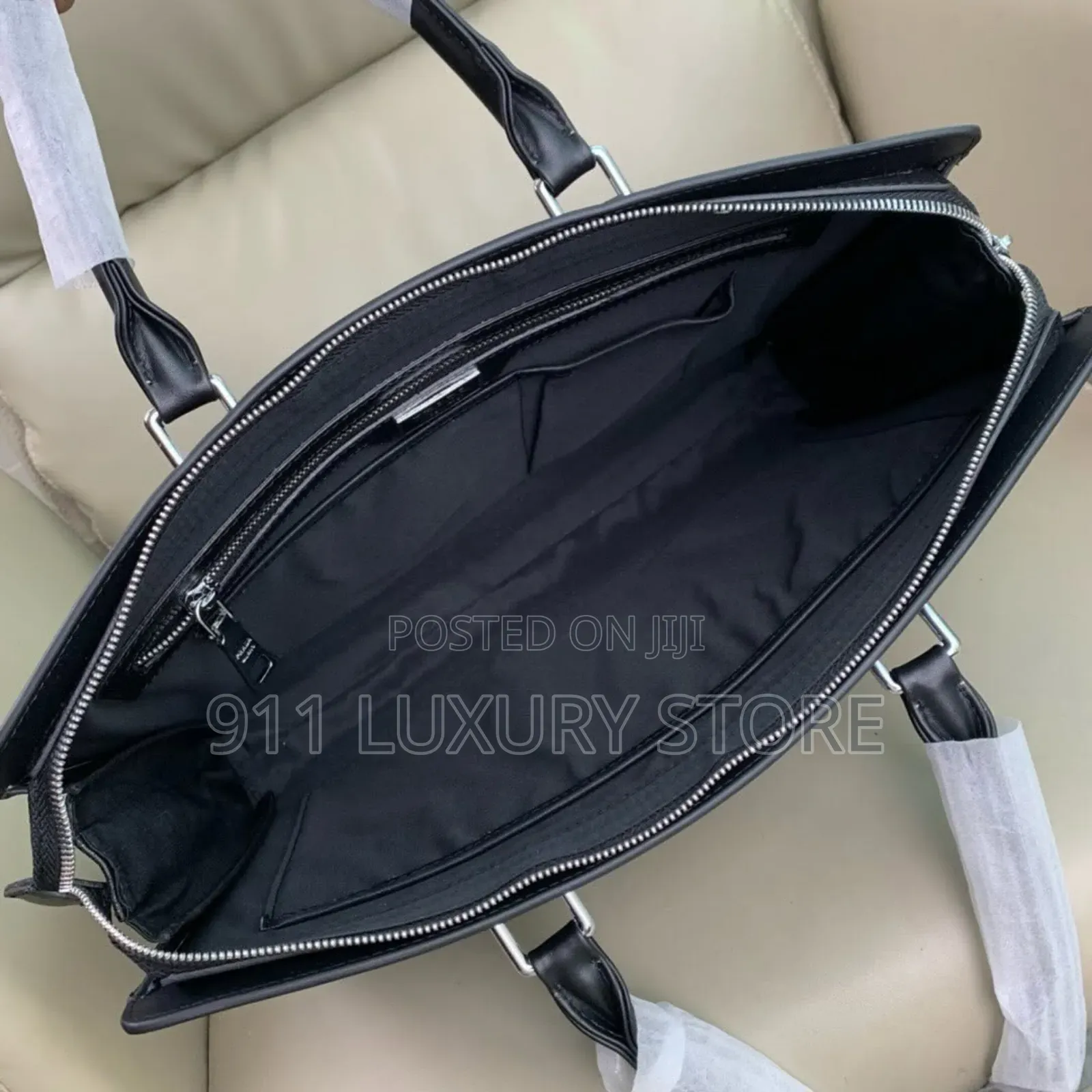 Prada Saffiano Leather Briefcase