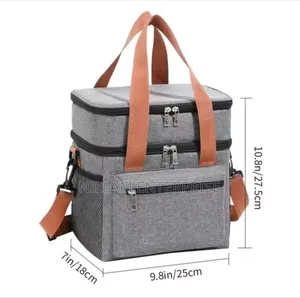 15l Large Capacity With Double Compartments