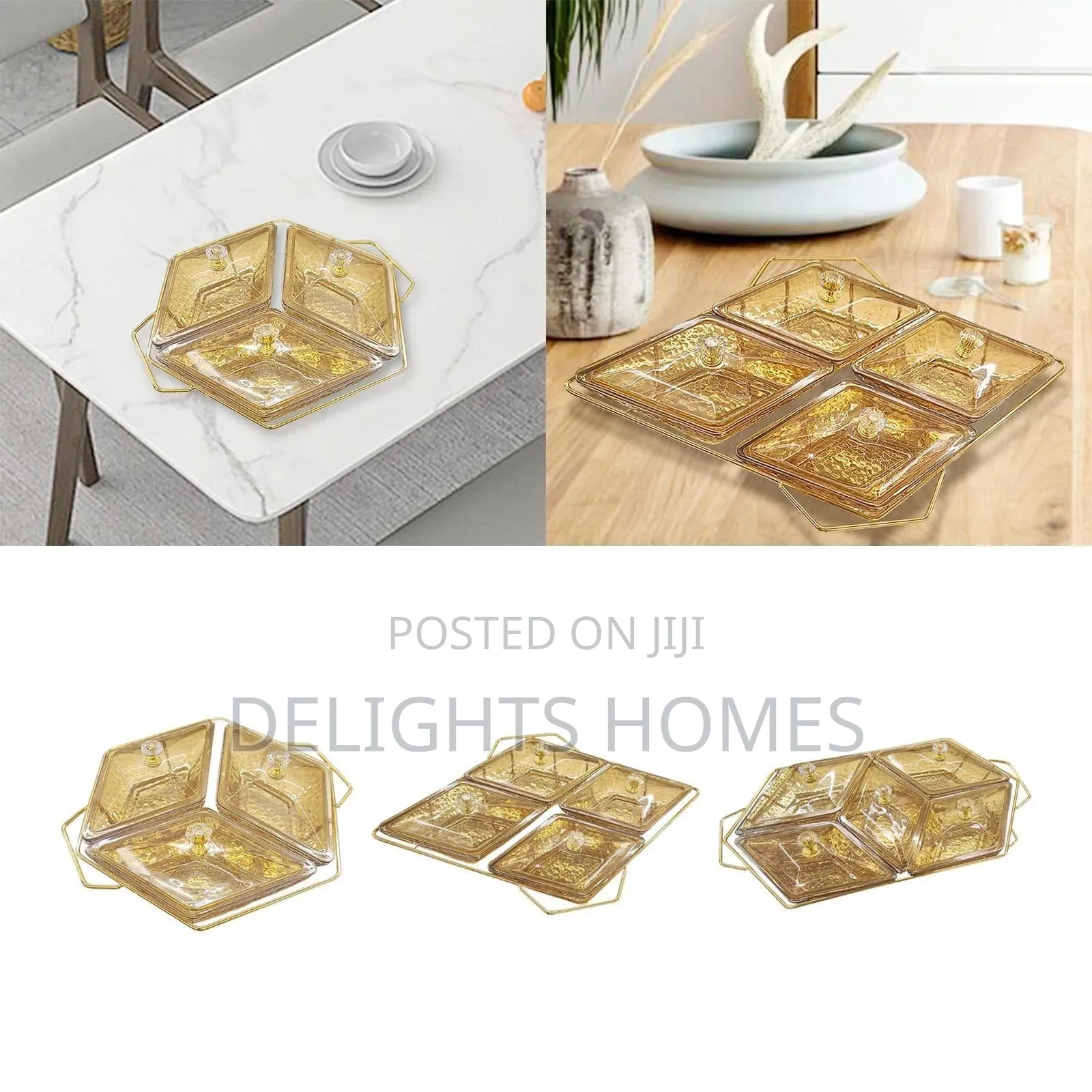Diamond Shaped Acrylic Dish-Pa