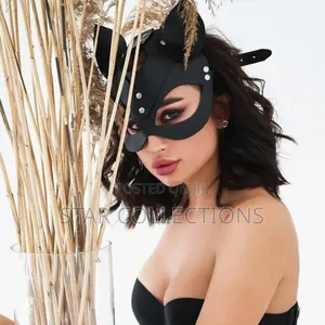 Cat Woman Leather Mask