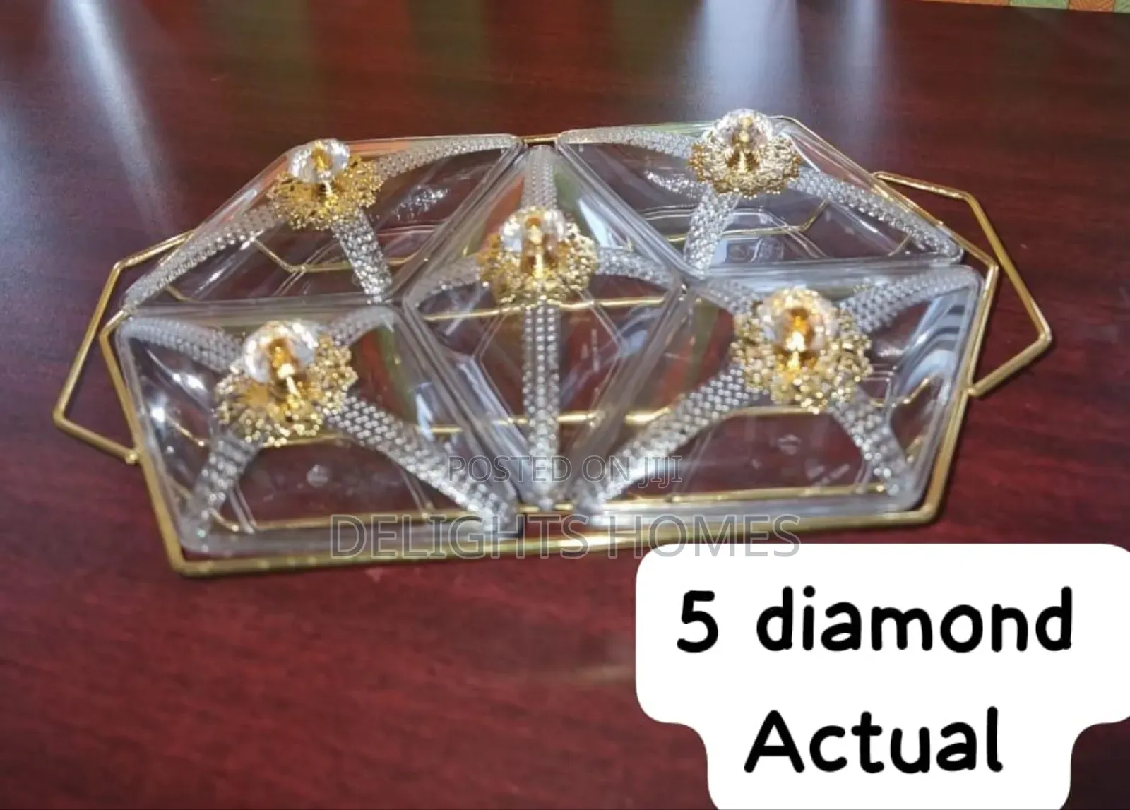 Diamond Shaped Acrylic Dish-Pa