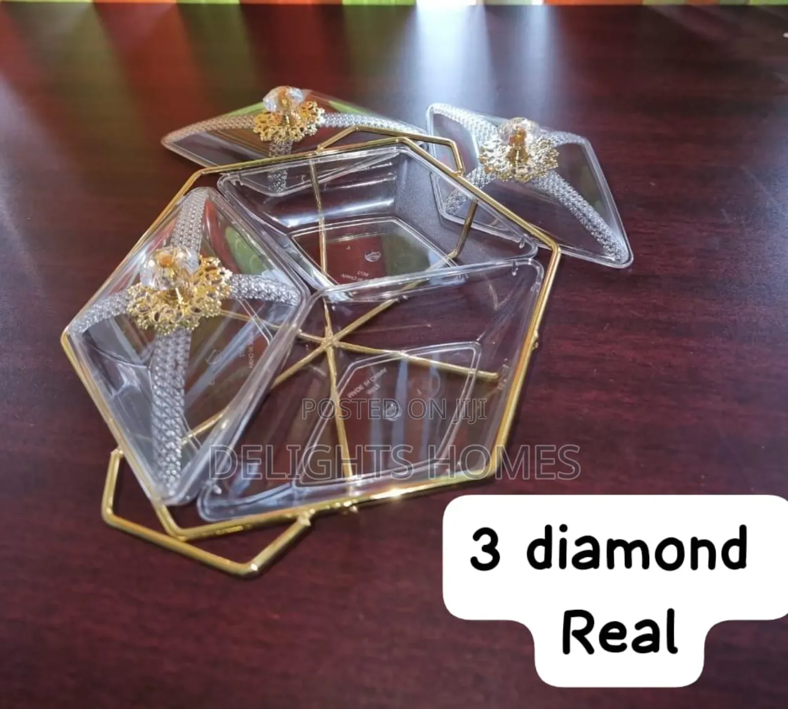 Diamond Shaped Acrylic Dish-Pa