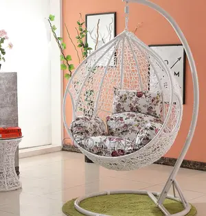 Home Chair; Freestanding Indoor Rope Swing Chair