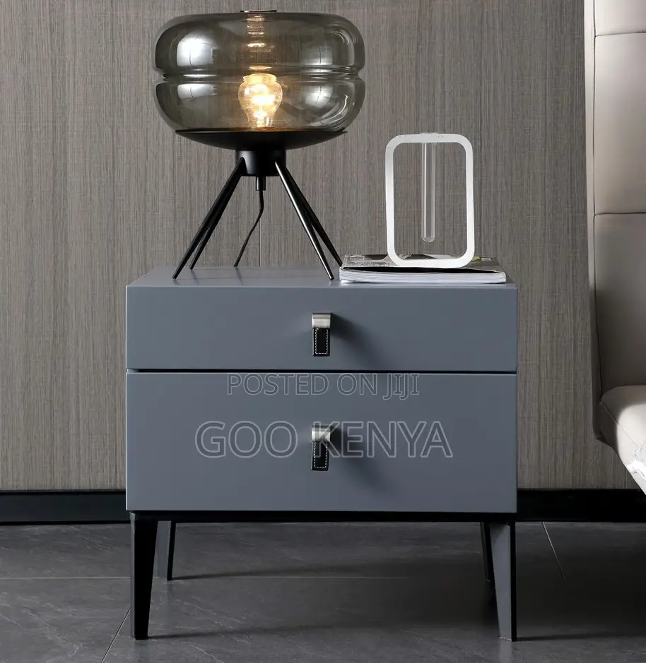 Home Cabinet; 2-Layer Wooden Night Table for Home
