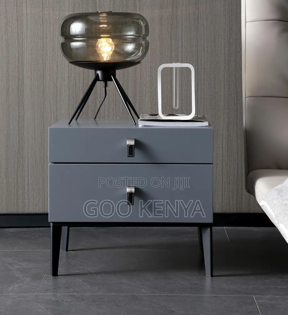 Home Cabinet; 2-Layer Wooden Night Table for Home