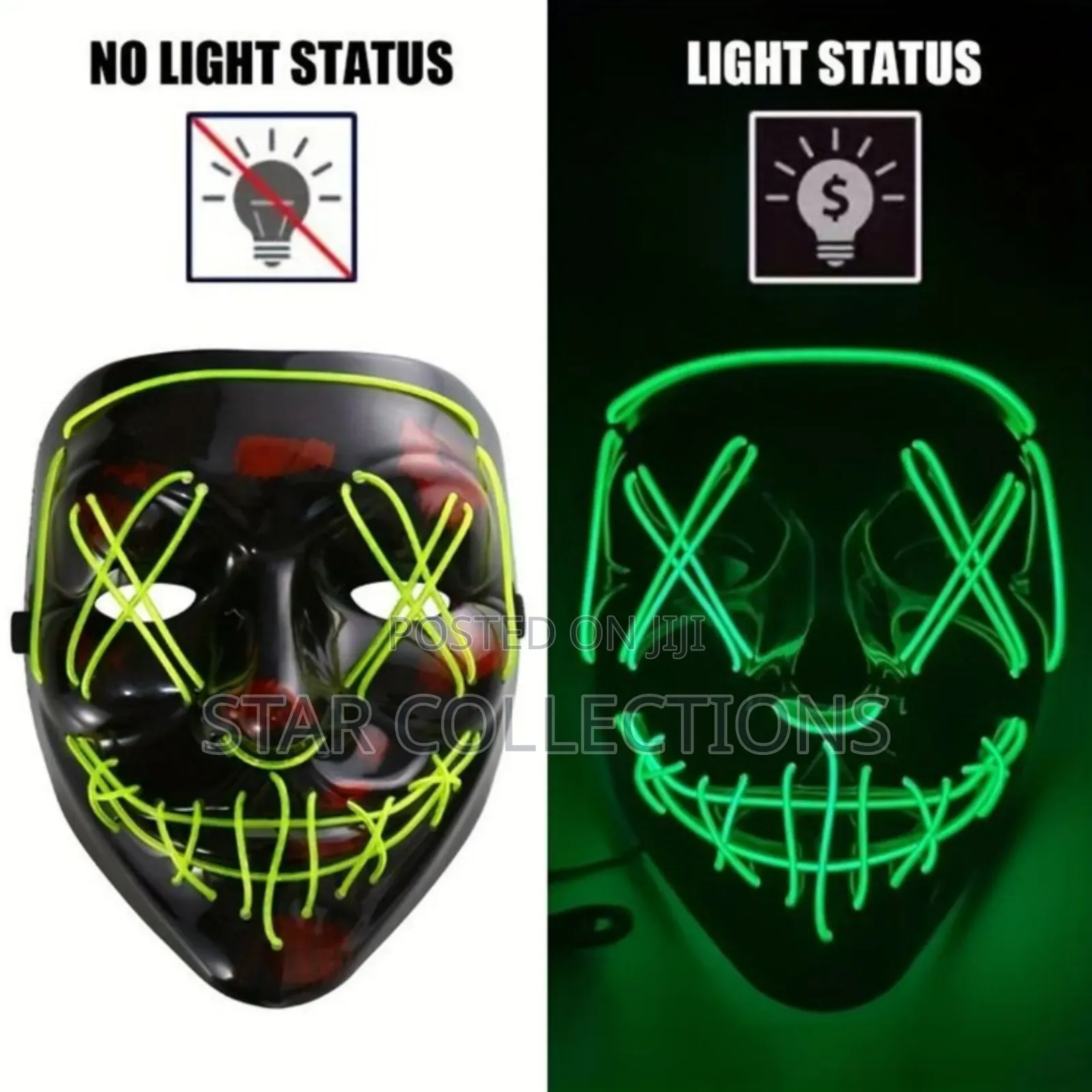 Purge Led Halloween Masks