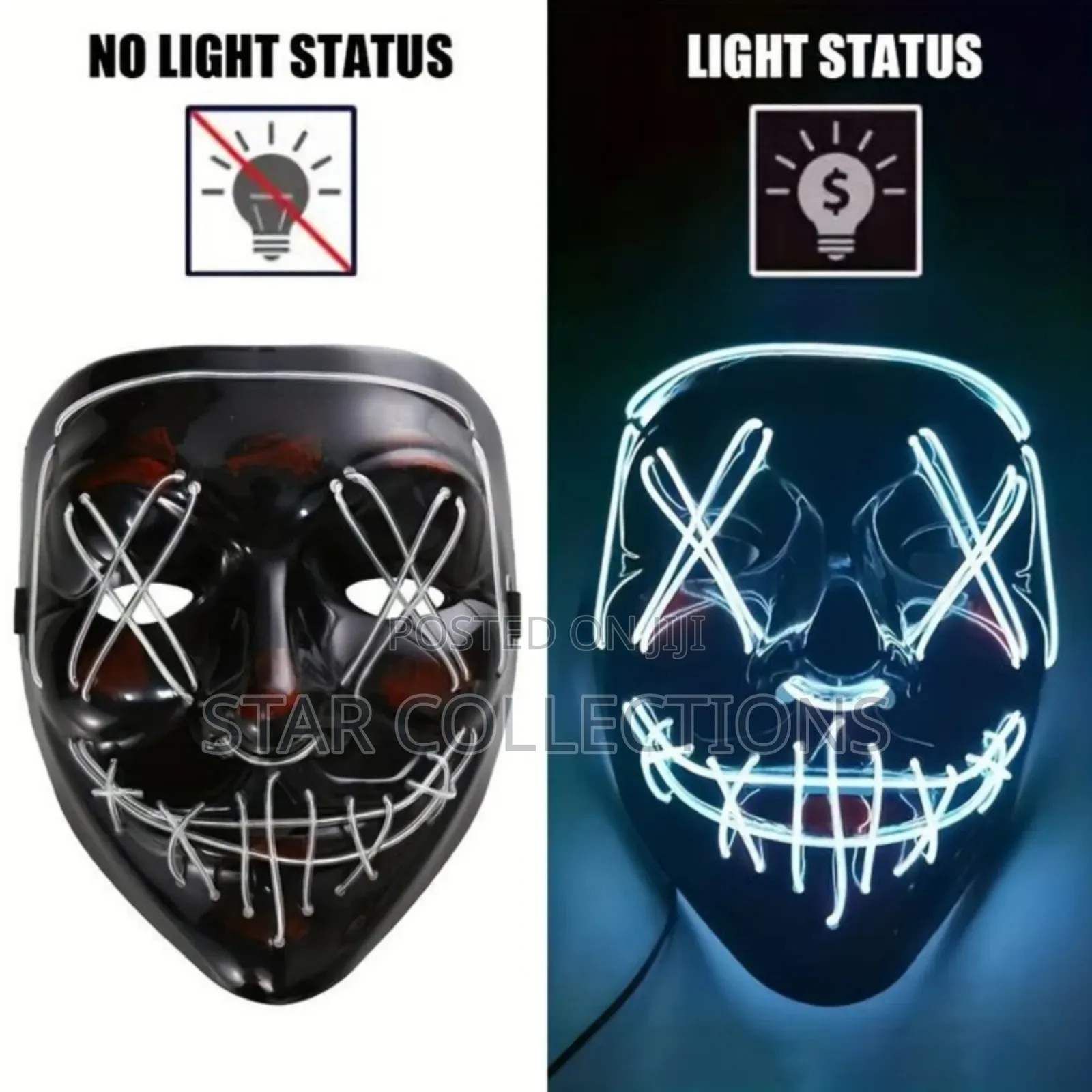 Purge Led Halloween Masks