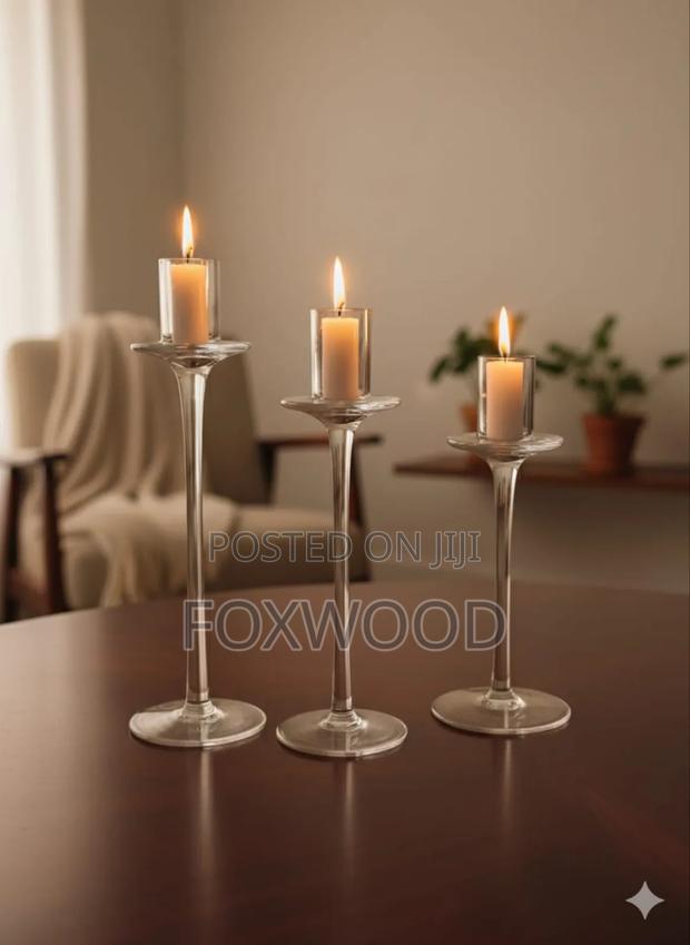 3pc Candle Holders - thumbnail 3