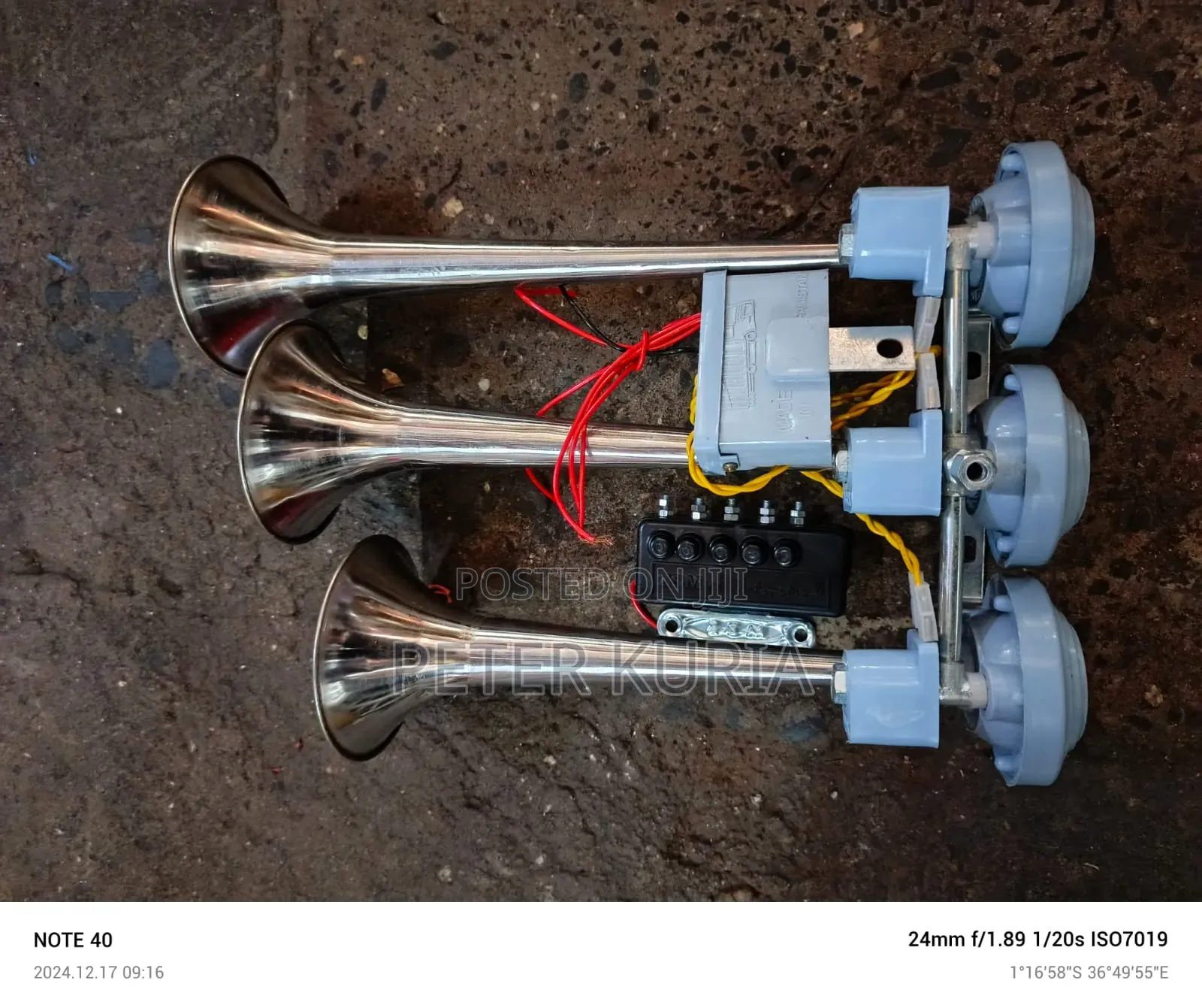 Install Pressure Horn and Selling