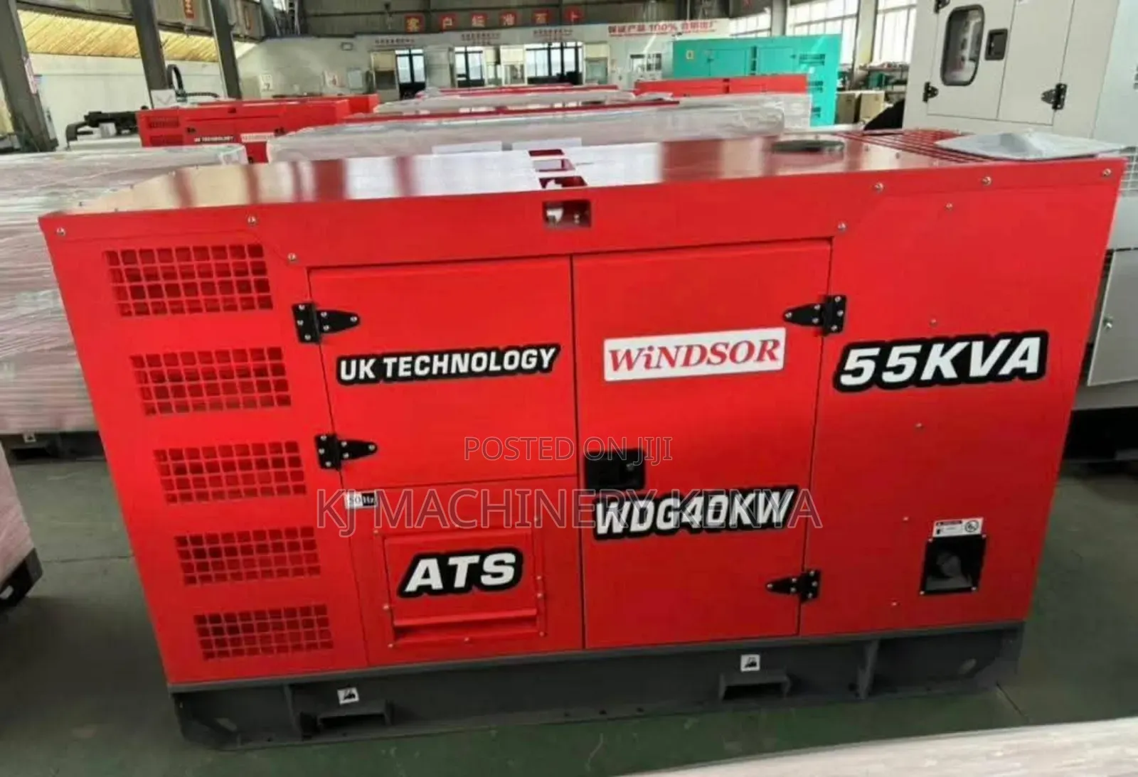 50/55kva Diesel Generator (Uk Technology) – Silent Type With Ats