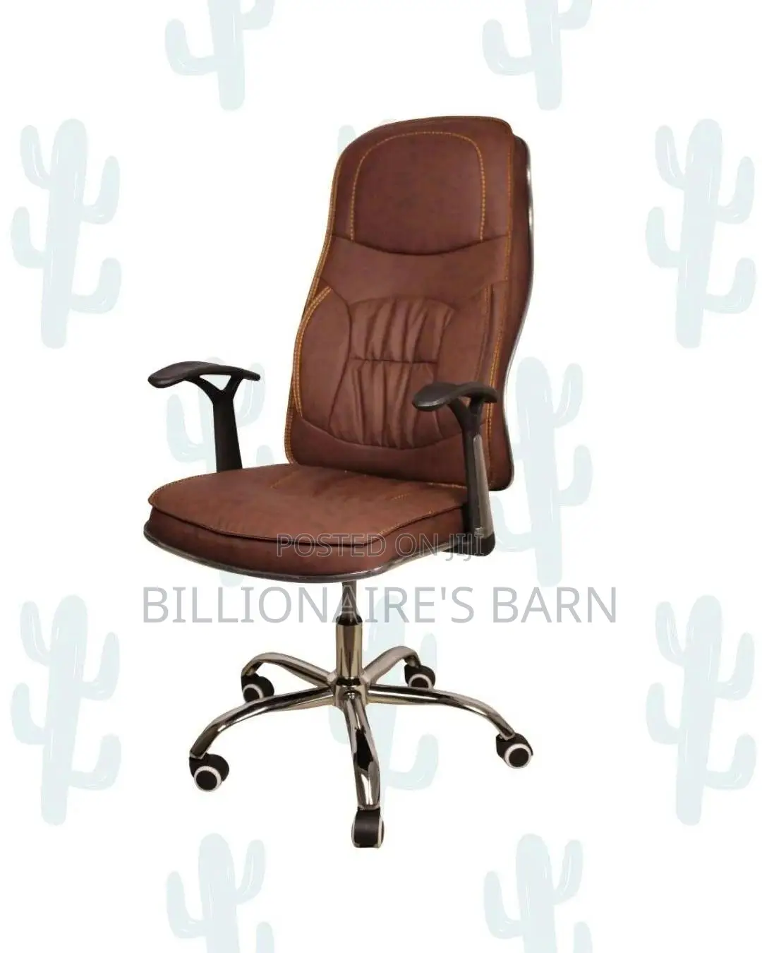 Ergonomic Executive Leather Chair (Heavy-duty) — Only A Few Left