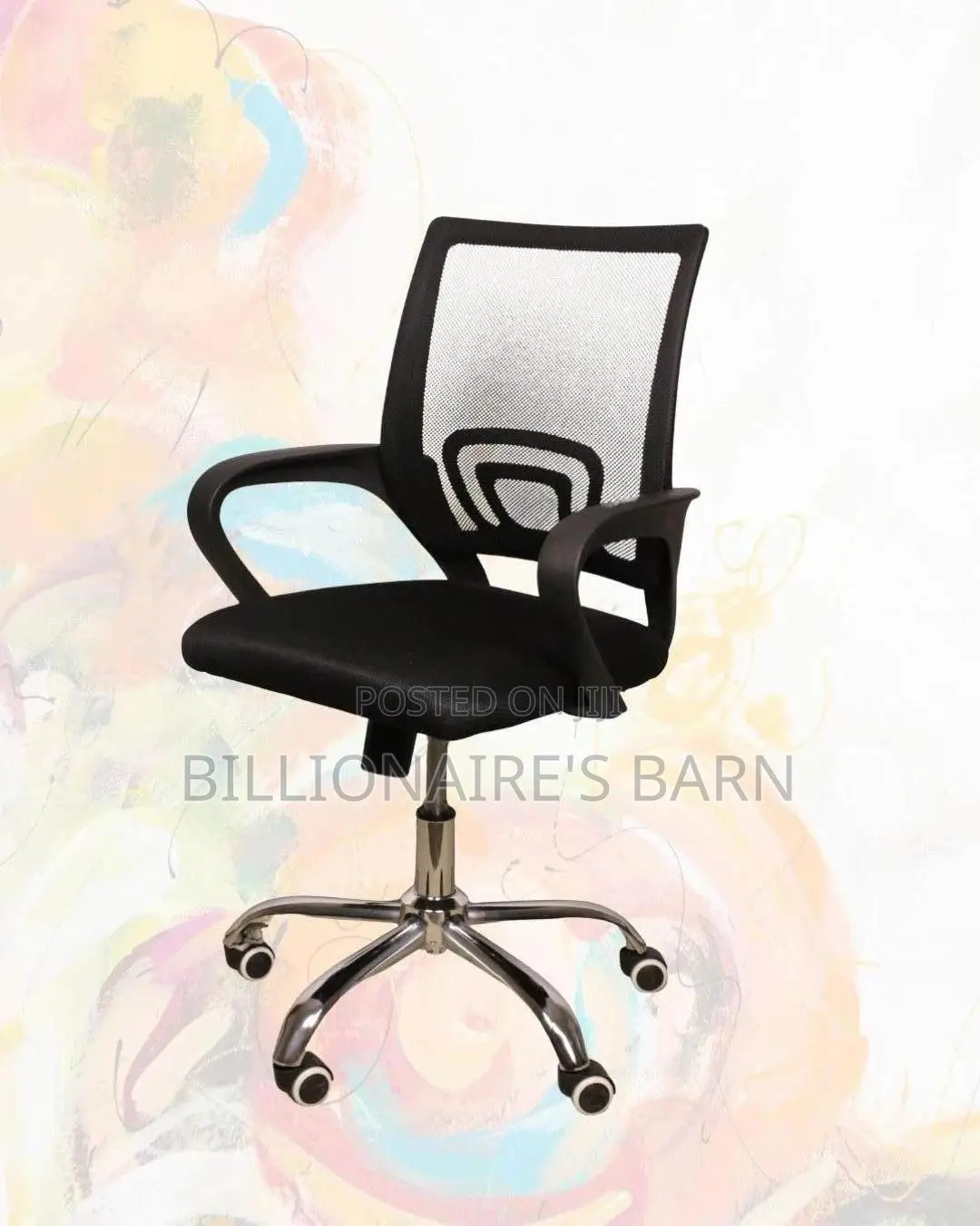 Secretarial Mesh Office Chair (Minimal) — Moving Fast