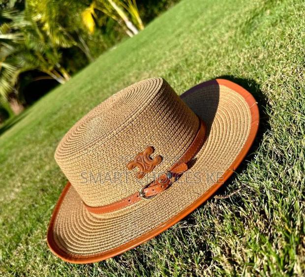 Belt Band Straw Sun Visor Hats - thumbnail 5