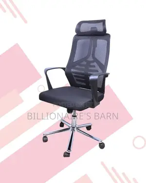 Plush High Back Mesh Office Chair | Padded Armrests