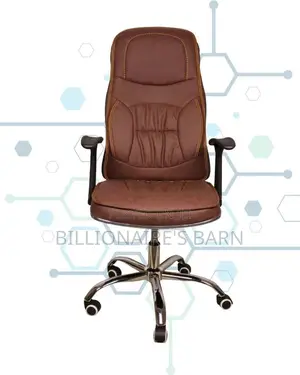 Pro-grade Ergonomic Executive Leather Chair | High-density Foam Seat