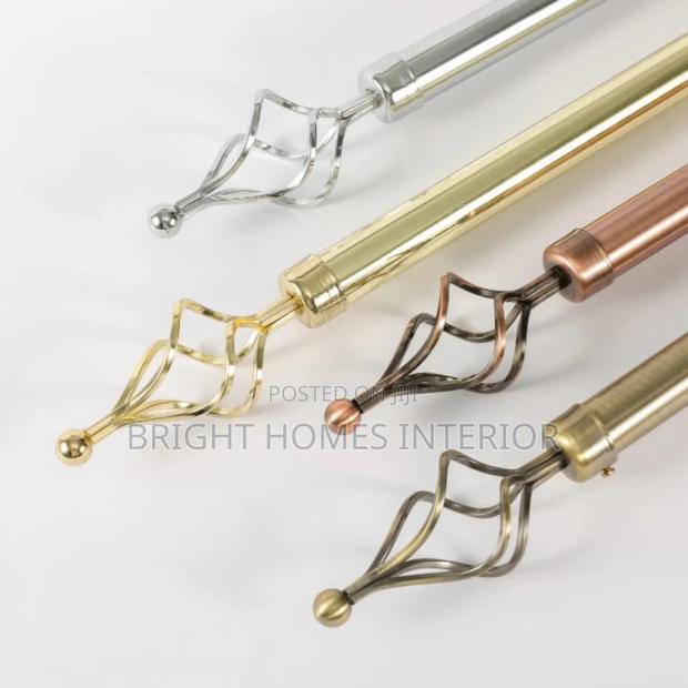 Single and Double Curtain Rails Available 2m Rod
