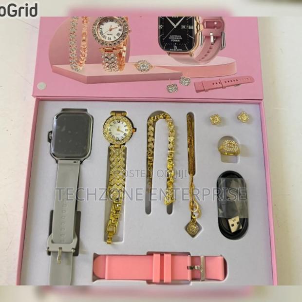 A58 Plus Smart Watch With Accessories - thumbnail 3