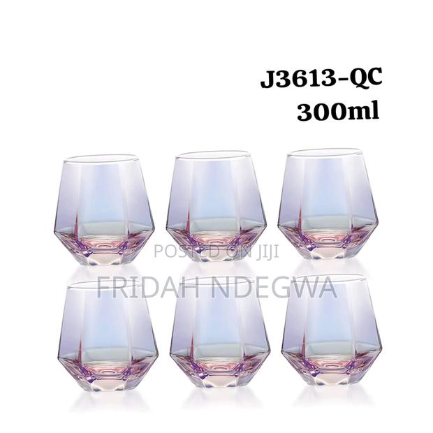 *Hexagonal Glass Set J3613-Qc*