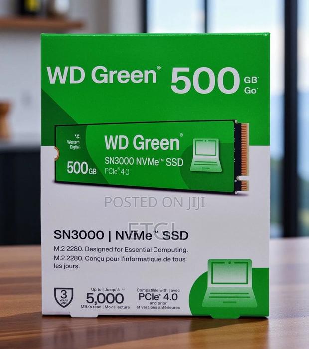 Wd Green Sn3000 Nvme SSD - 500gb