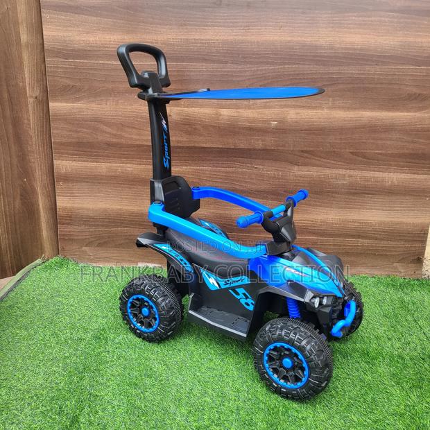 Kids Zone Rider Push Car With Canopy