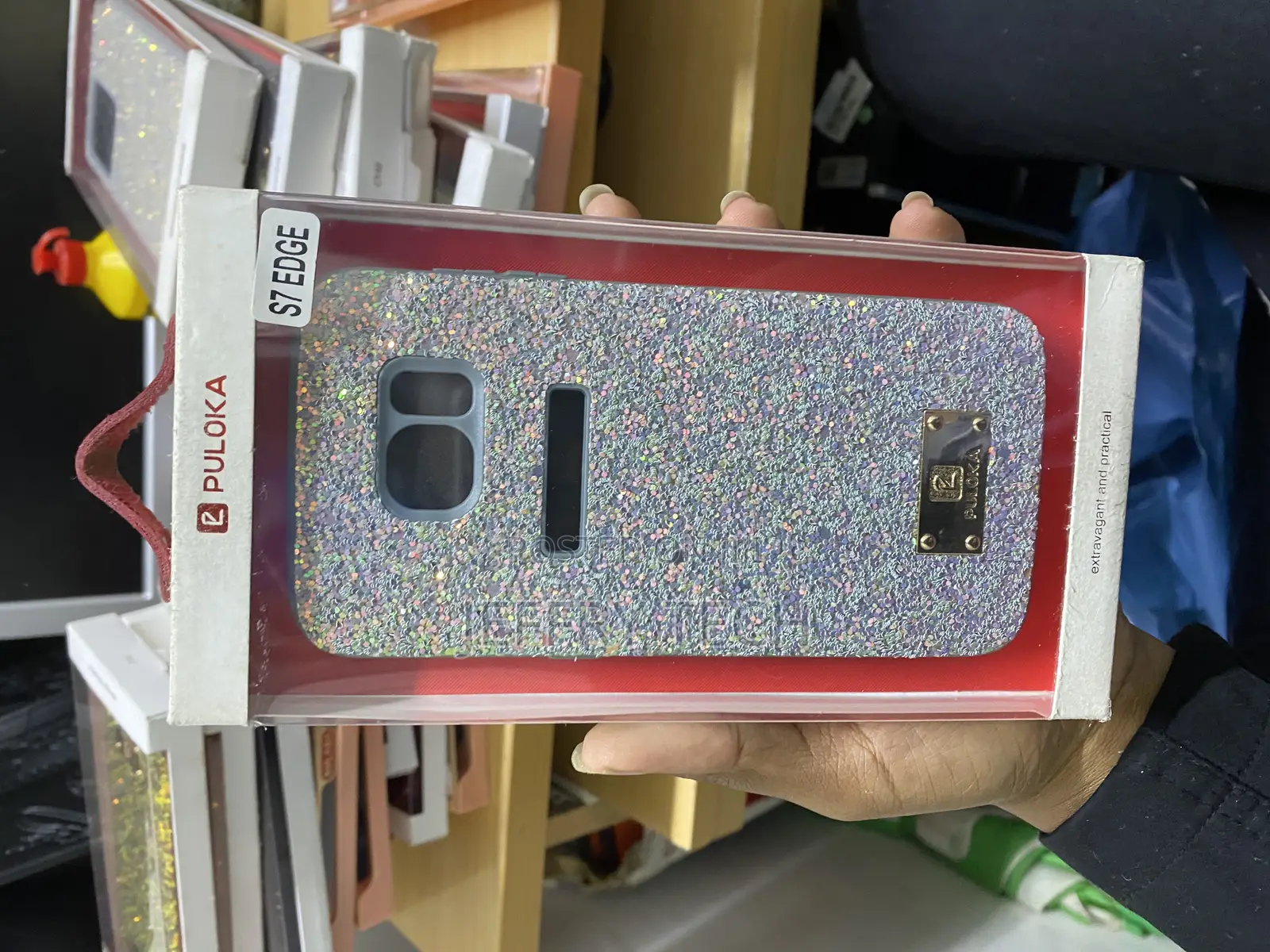 Soga Samsung Galaxy S7 Edge Case Diamond Glitter Crystal Case