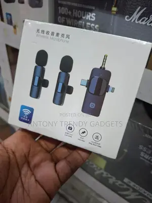 3-in-1 Wireless Lavalier Mic Set For Content Creators