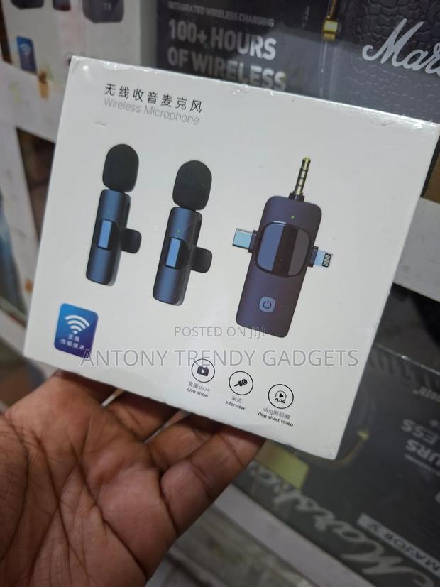3-in-1 Wireless Lavalier Mic Set For Content Creators - thumbnail 2