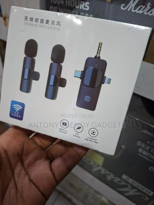 Rechargeable 3-in-1 Wireless Microphone With Noise Filter - thumbnail 2