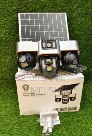 4g Triple Lens Floodlight Solar PTZ Camera With Hd Recording Quality