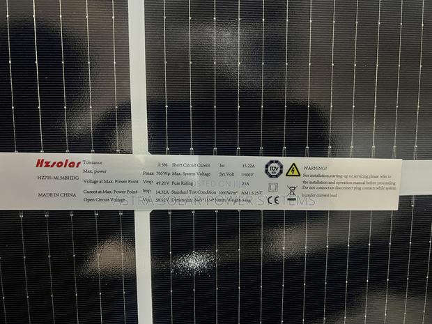 Hzsolar 705w Bi-Facial Solar Panel - thumbnail 2