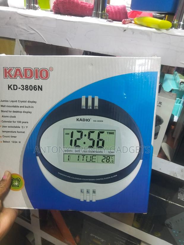 Kadio Kd-3806n Big Screen Digital Time & Date Clock - thumbnail 3