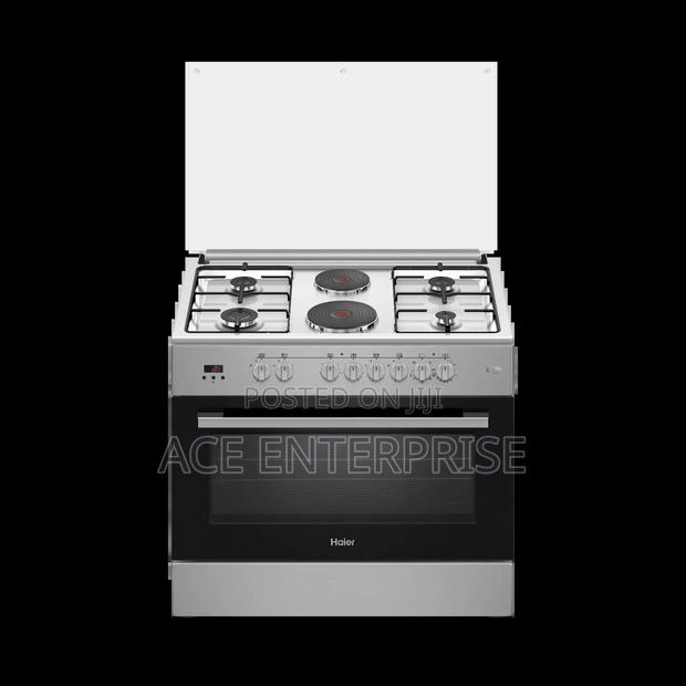 60*90 Haier 4+2 Standing Cooker With Gas Compartment and Sensor - thumbnail 3