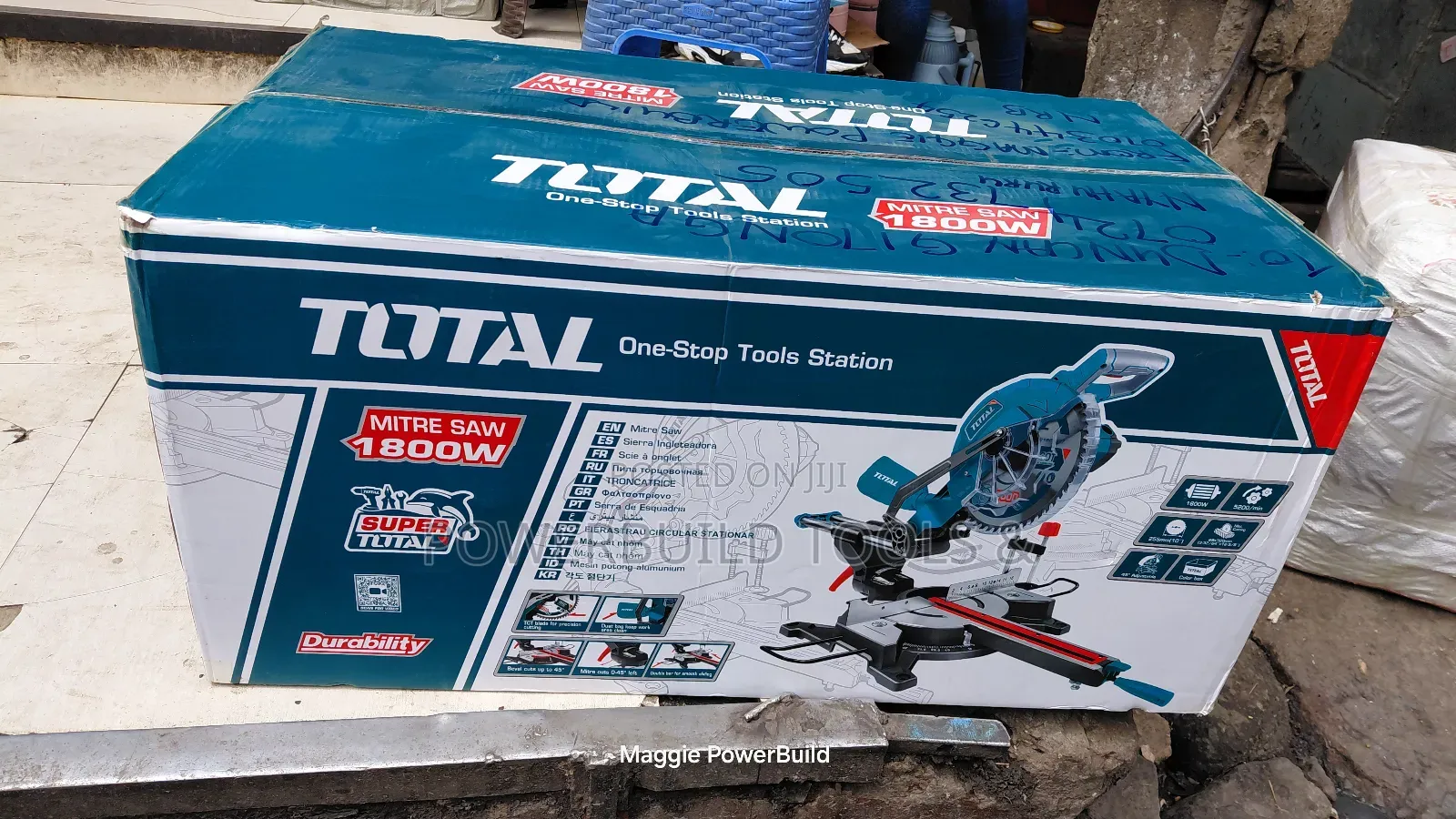 Total Sliding Mitre Saw 1800w 255mm Heavy-duty
