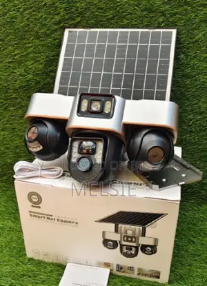 V380 4g Triple Lens Solar PTZ Camera 4g Lte and Wi-Fi Connectivity