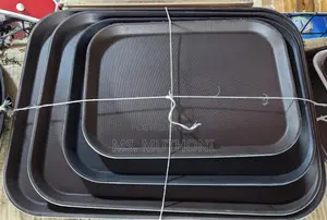 Rectangular Non-Slip Rubber Serving Tray