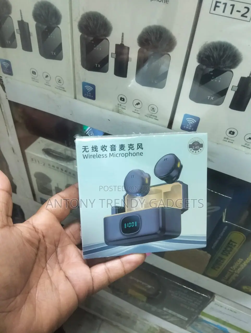 Professional 2.4ghz Wireless Lapel Mic For Android Recording