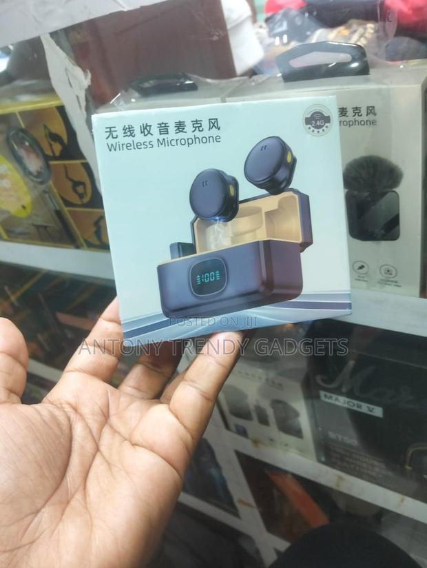 Type-c Wireless Lavalier Microphones With Smart Led Display