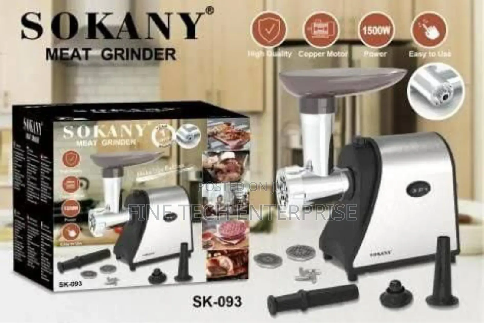 Sokany Meat Mincer 2500watts
